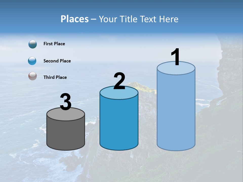 Precipice Hope Sea PowerPoint Template