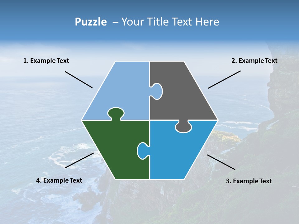 Precipice Hope Sea PowerPoint Template