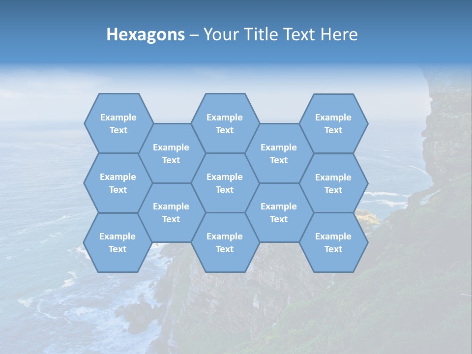 Precipice Hope Sea PowerPoint Template