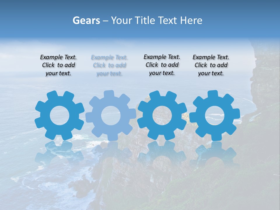 Precipice Hope Sea PowerPoint Template