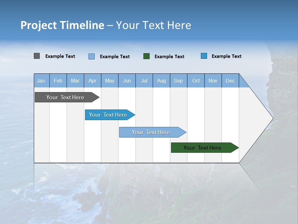 Precipice Hope Sea PowerPoint Template