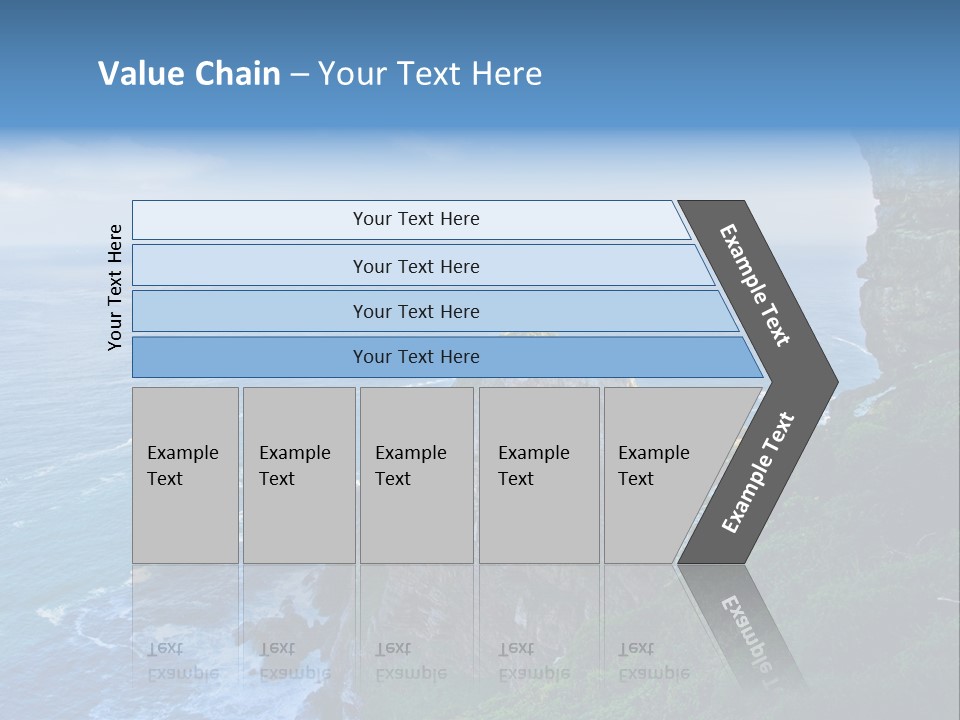 Precipice Hope Sea PowerPoint Template