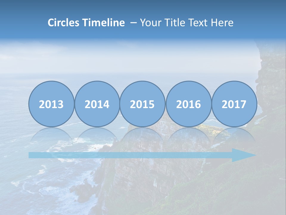 Precipice Hope Sea PowerPoint Template