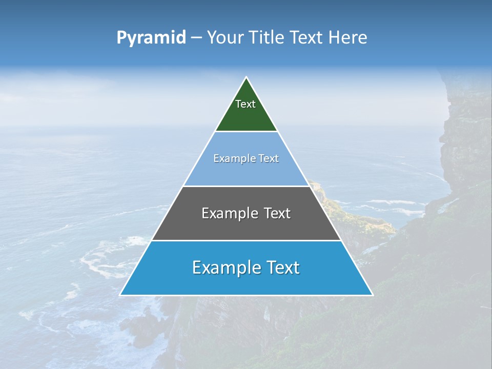 Precipice Hope Sea PowerPoint Template