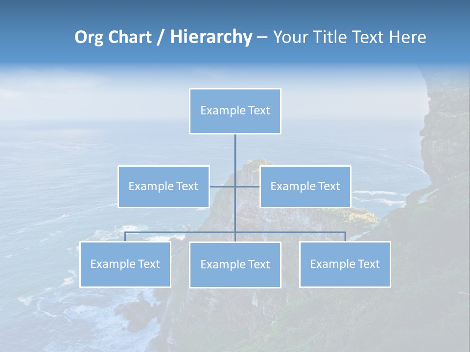 Precipice Hope Sea PowerPoint Template