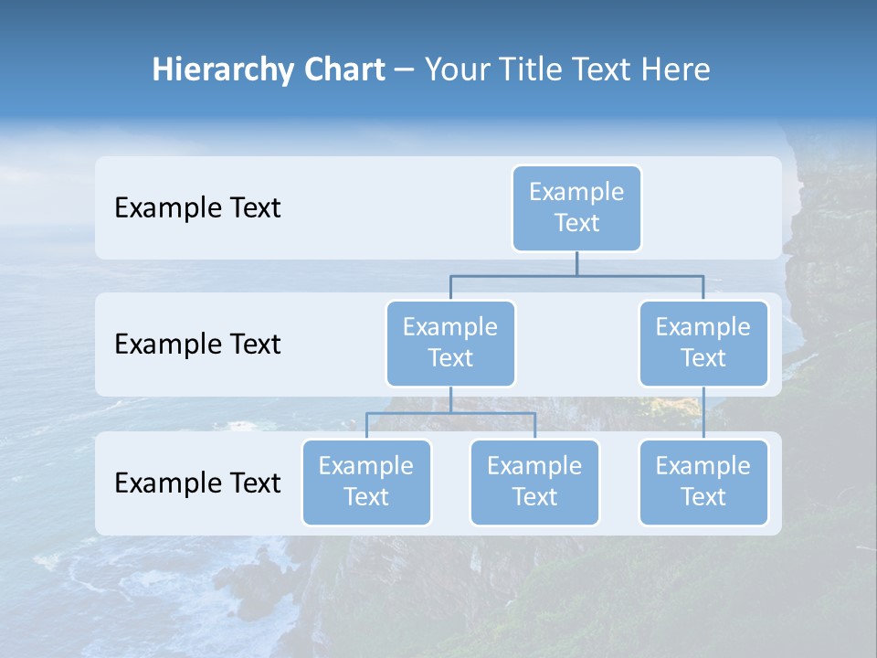 Precipice Hope Sea PowerPoint Template