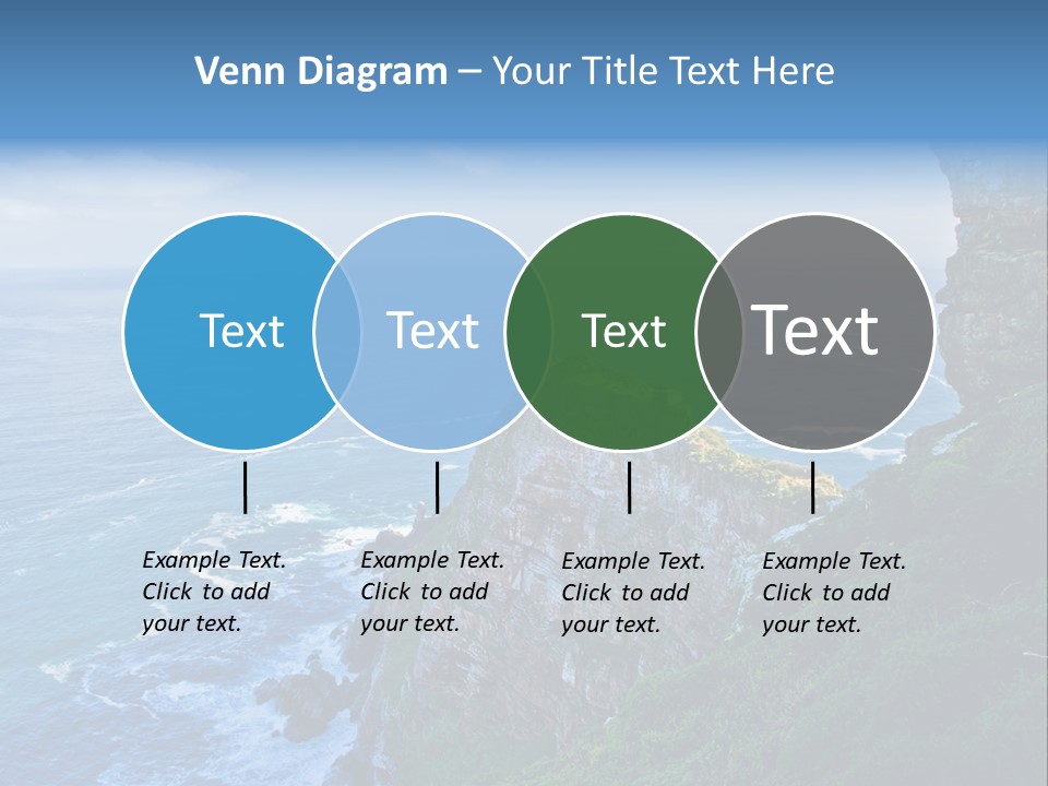 Precipice Hope Sea PowerPoint Template