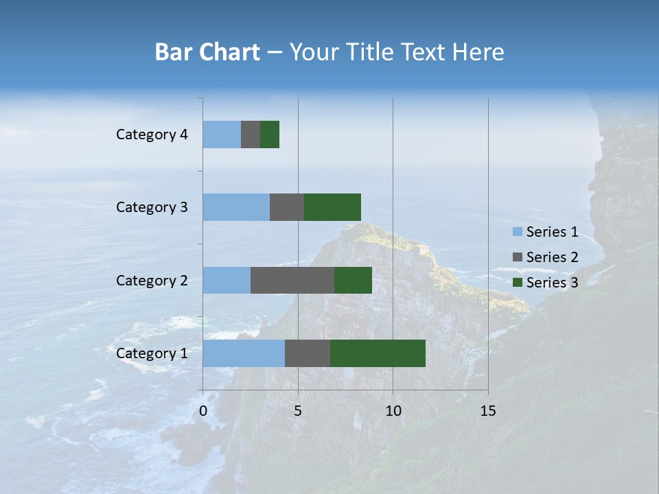 Precipice Hope Sea PowerPoint Template