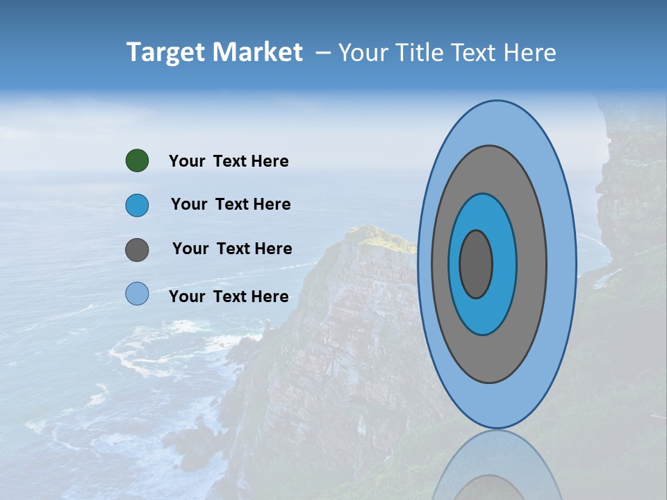 Precipice Hope Sea PowerPoint Template