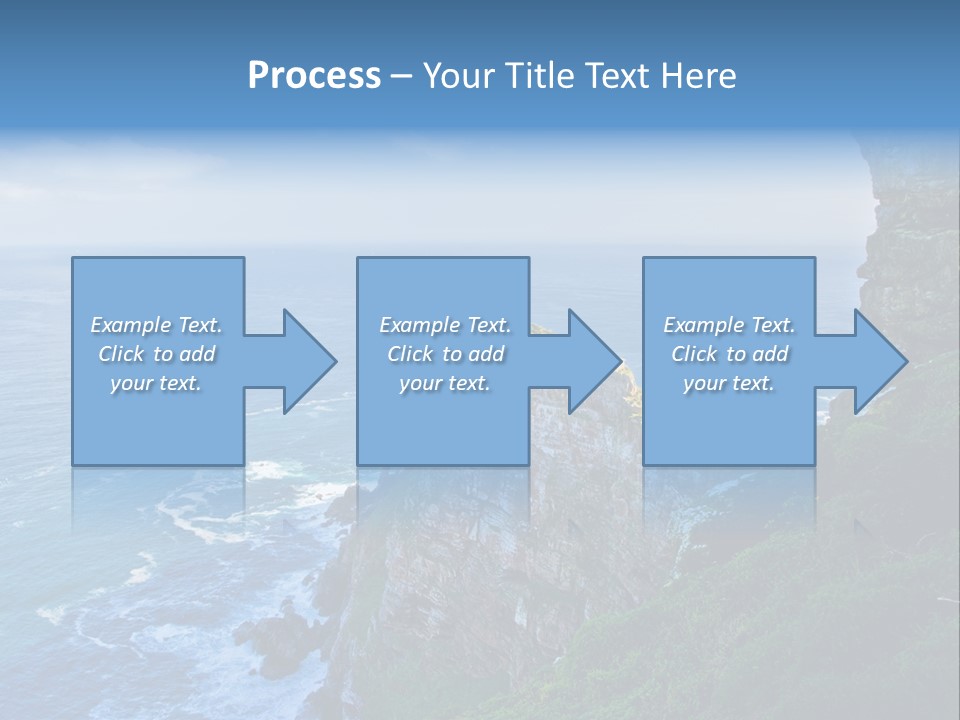 Precipice Hope Sea PowerPoint Template