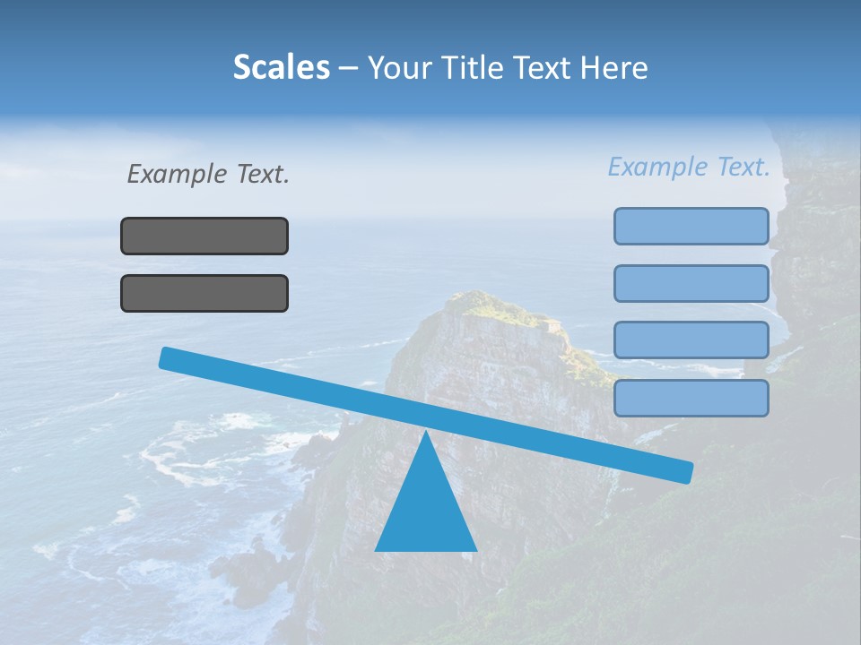 Precipice Hope Sea PowerPoint Template