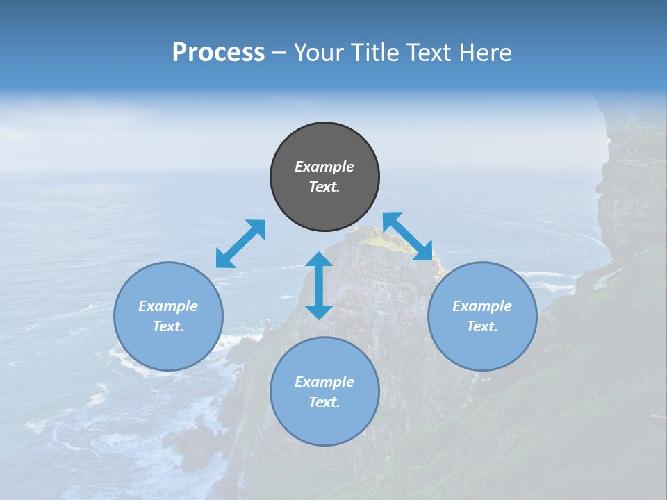 Precipice Hope Sea PowerPoint Template