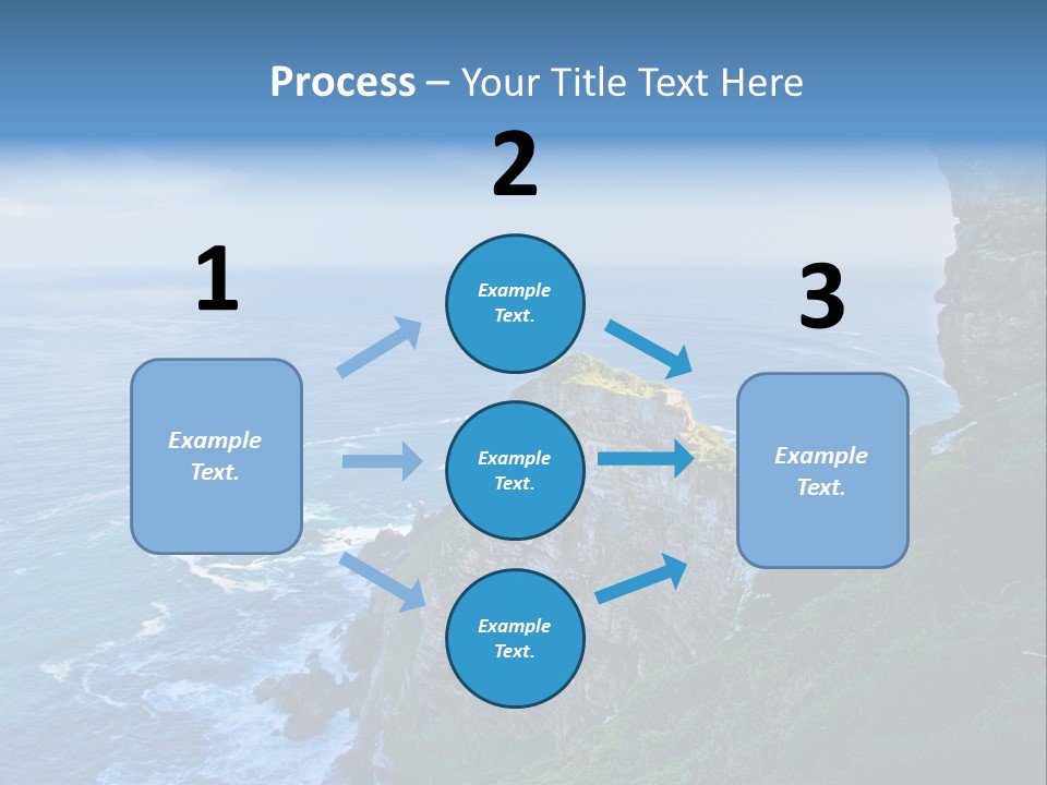 Precipice Hope Sea PowerPoint Template
