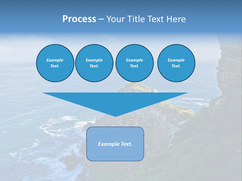Precipice Hope Sea PowerPoint Template