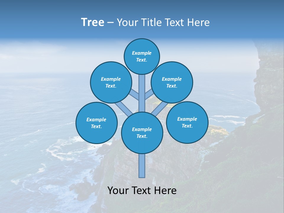 Precipice Hope Sea PowerPoint Template