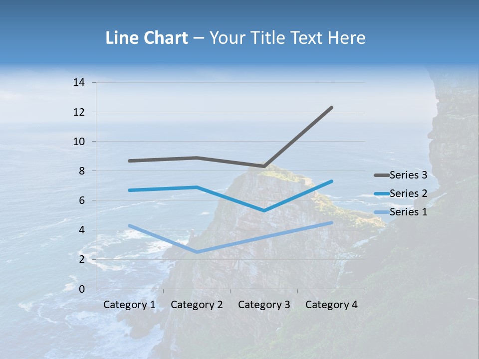 Precipice Hope Sea PowerPoint Template