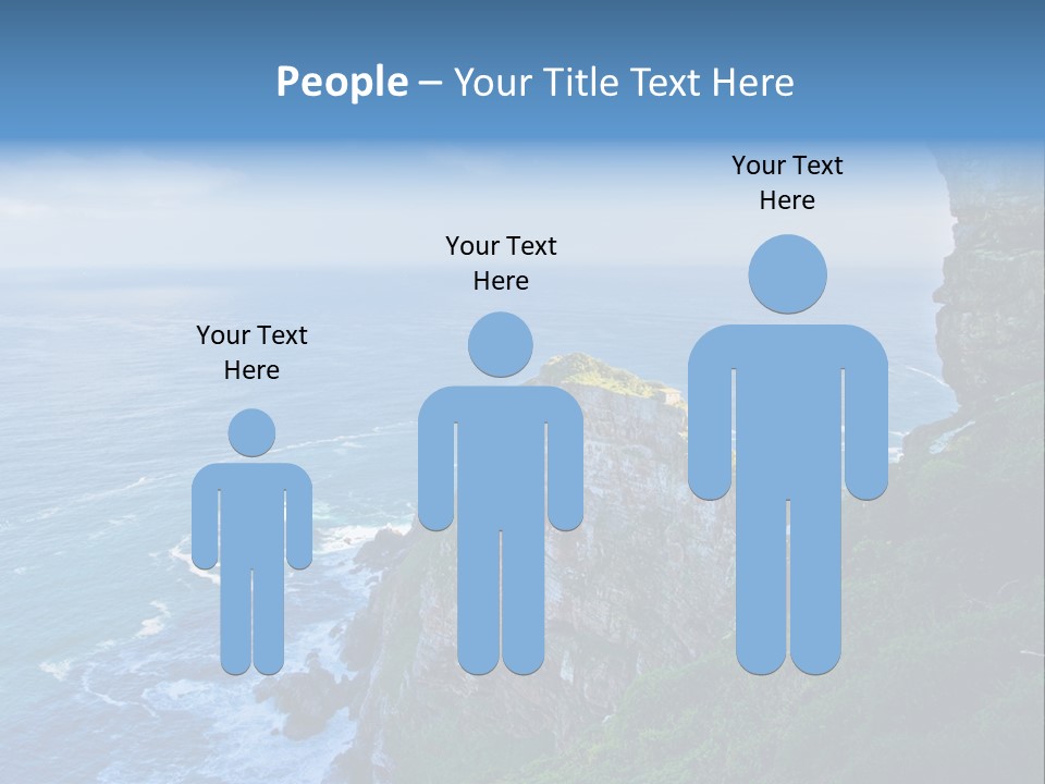 Precipice Hope Sea PowerPoint Template