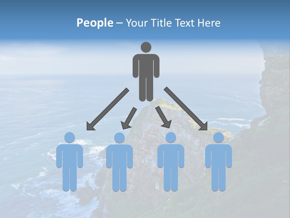 Precipice Hope Sea PowerPoint Template