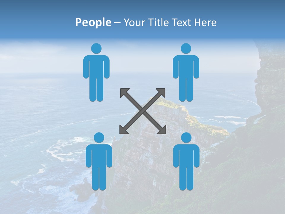 Precipice Hope Sea PowerPoint Template