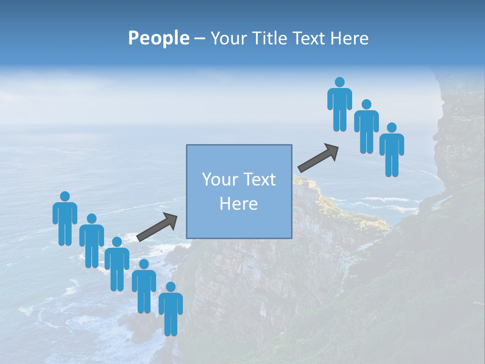 Precipice Hope Sea PowerPoint Template