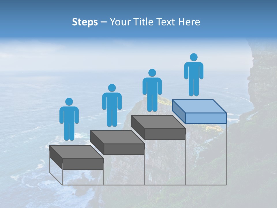 Precipice Hope Sea PowerPoint Template