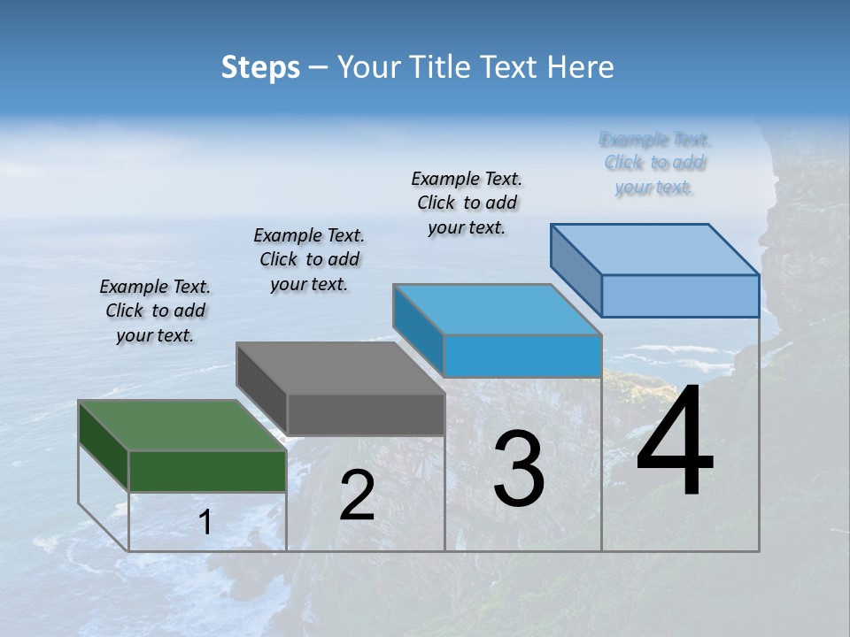 Precipice Hope Sea PowerPoint Template