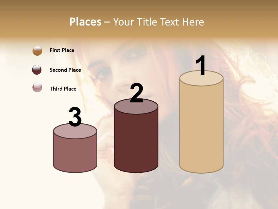 Sunny Hands Girl PowerPoint Template