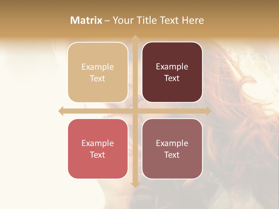 Sunny Hands Girl PowerPoint Template