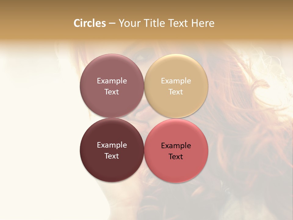 Sunny Hands Girl PowerPoint Template