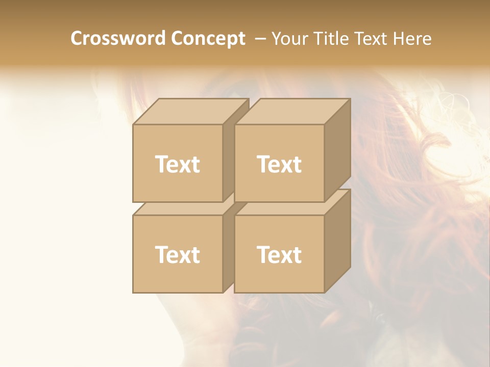 Sunny Hands Girl PowerPoint Template