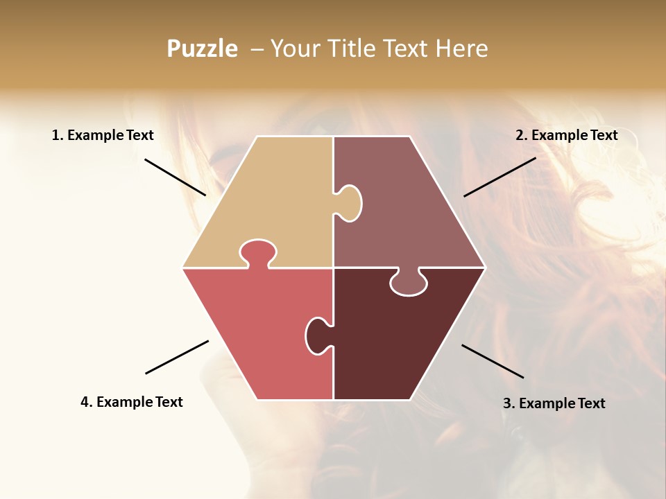 Sunny Hands Girl PowerPoint Template