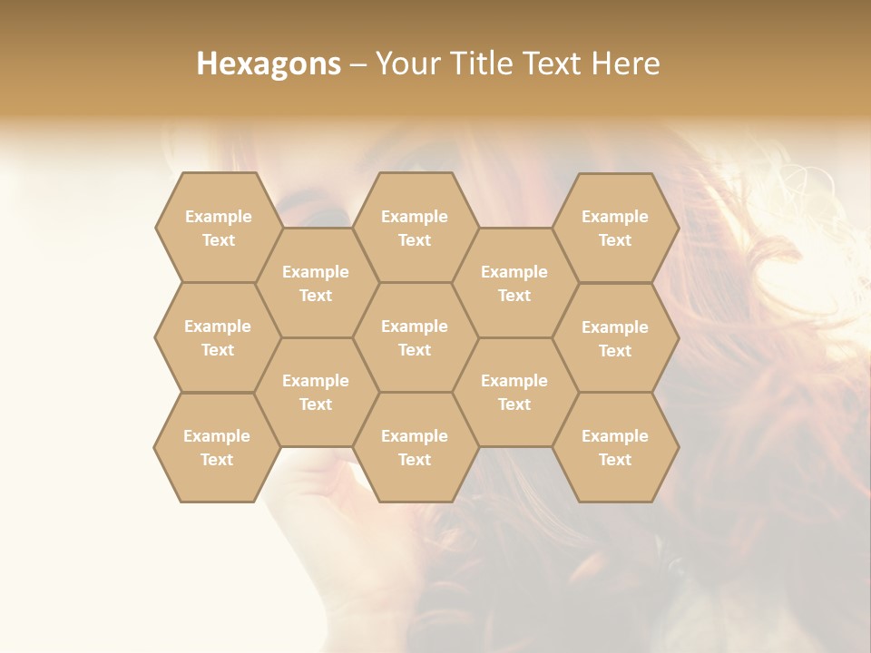 Sunny Hands Girl PowerPoint Template