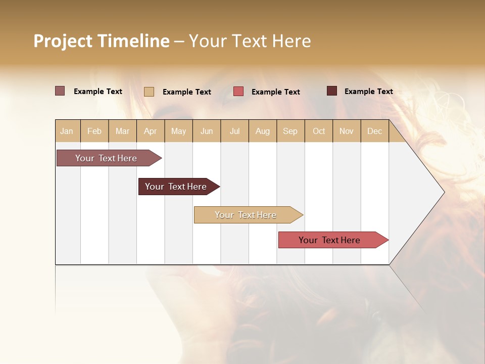 Sunny Hands Girl PowerPoint Template