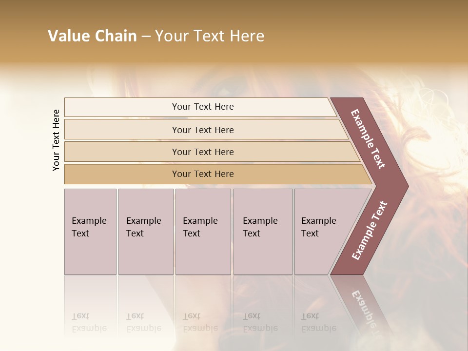 Sunny Hands Girl PowerPoint Template