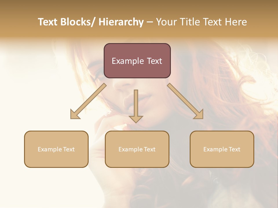 Sunny Hands Girl PowerPoint Template