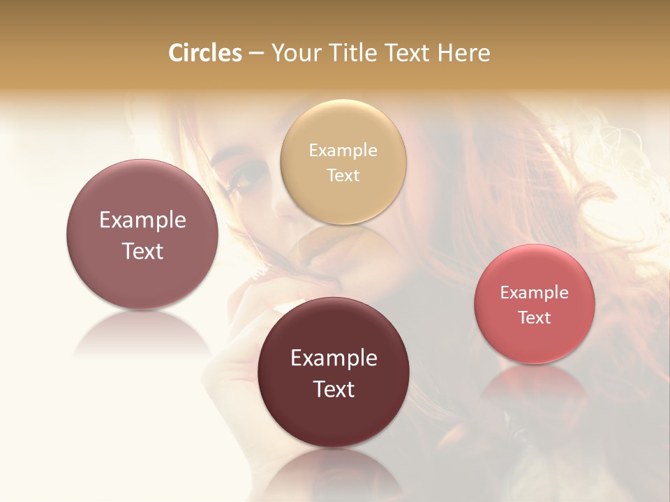 Sunny Hands Girl PowerPoint Template