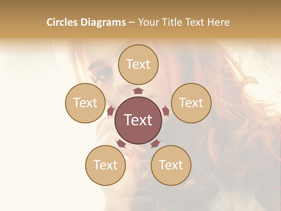 Sunny Hands Girl PowerPoint Template