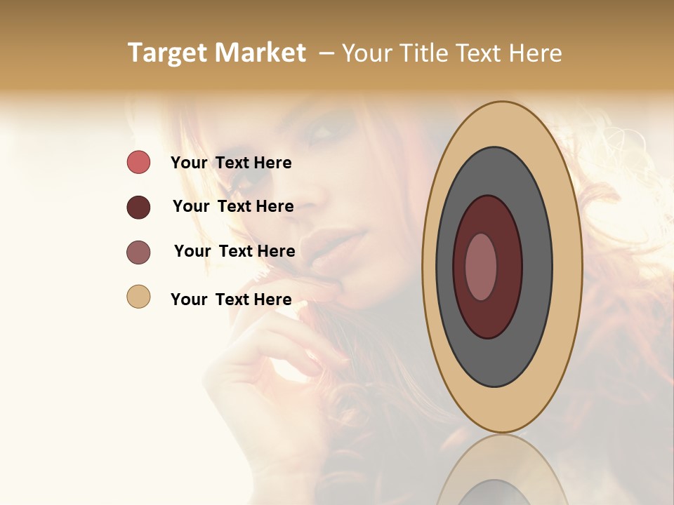 Sunny Hands Girl PowerPoint Template