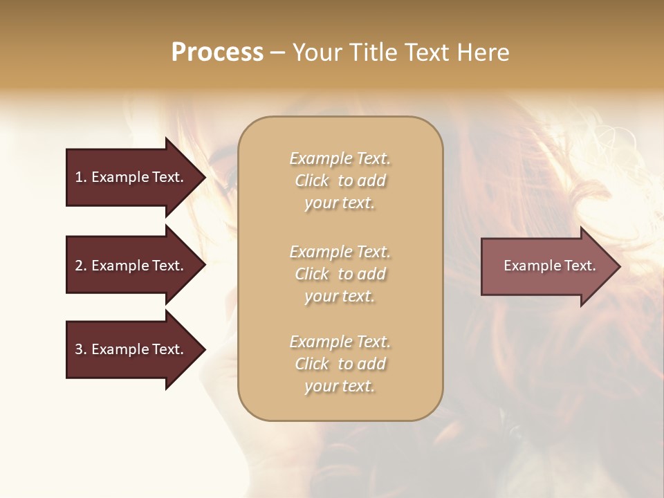 Sunny Hands Girl PowerPoint Template