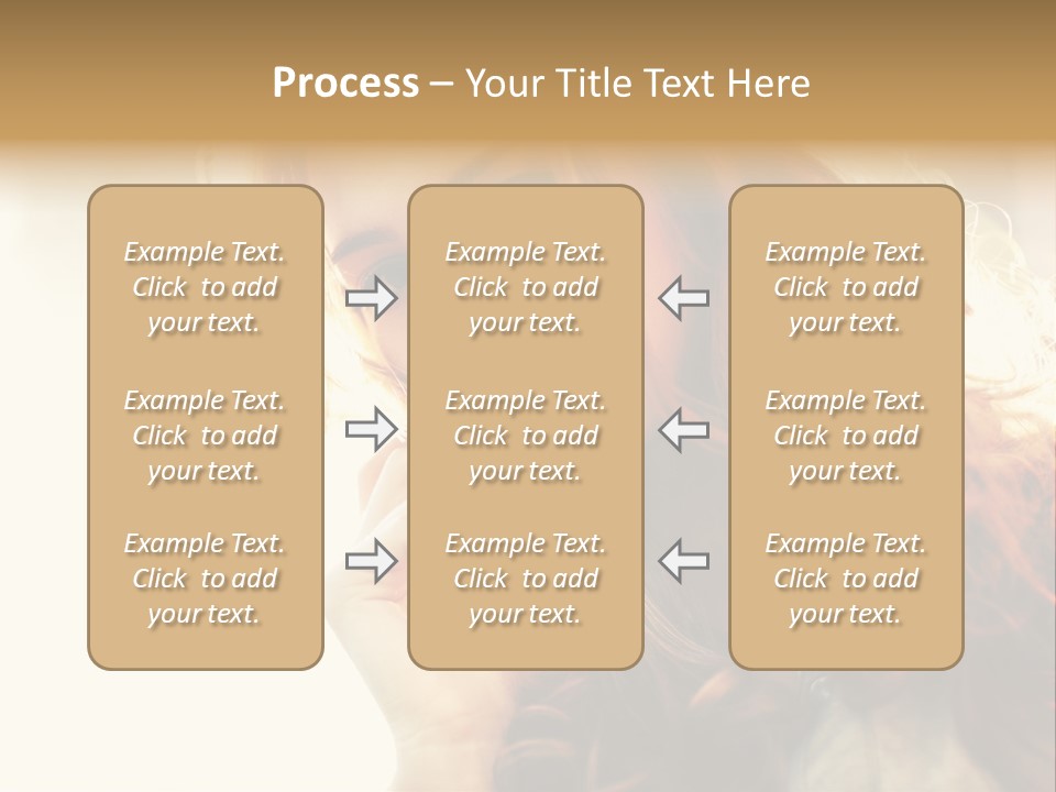 Sunny Hands Girl PowerPoint Template