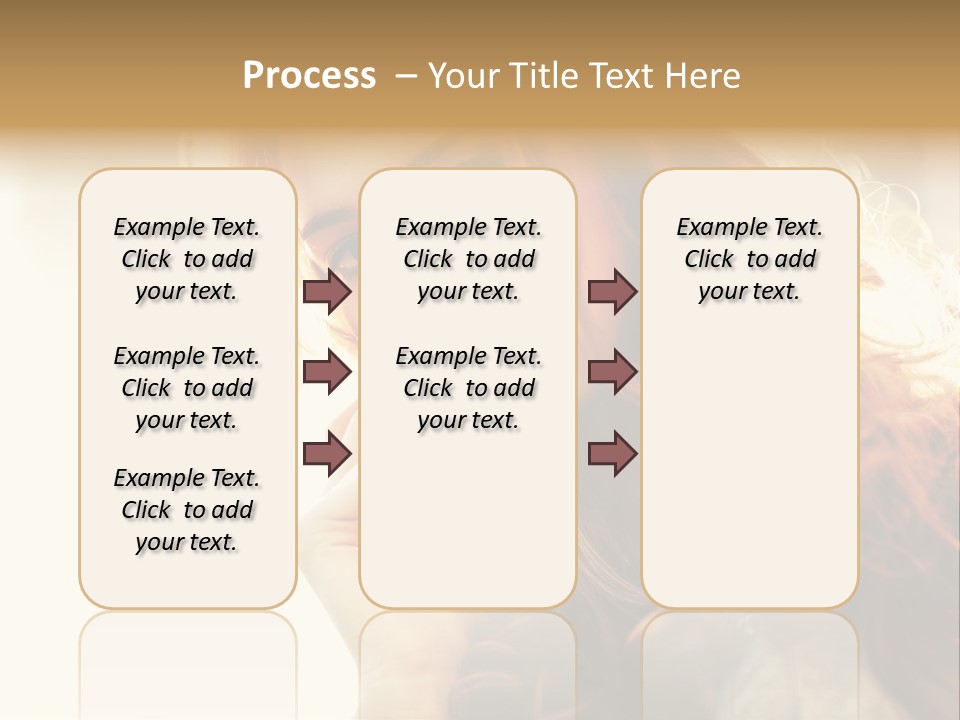 Sunny Hands Girl PowerPoint Template