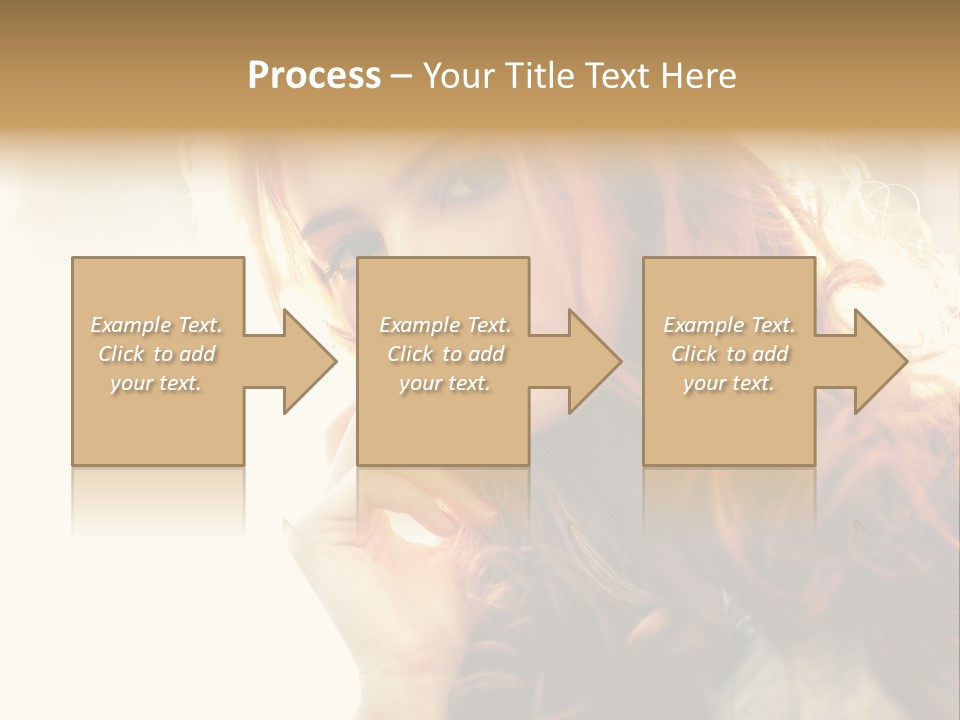 Sunny Hands Girl PowerPoint Template