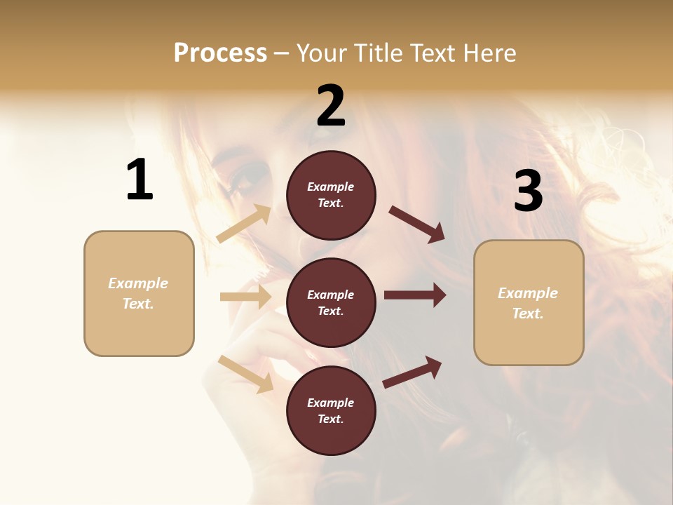 Sunny Hands Girl PowerPoint Template