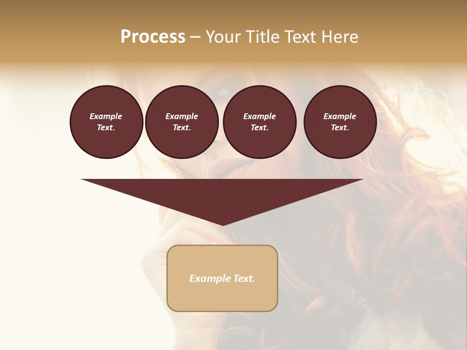 Sunny Hands Girl PowerPoint Template