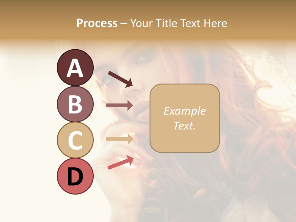 Sunny Hands Girl PowerPoint Template