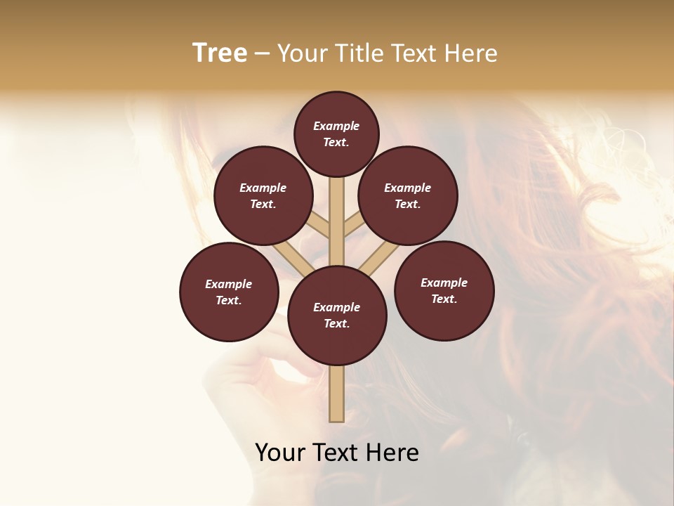 Sunny Hands Girl PowerPoint Template