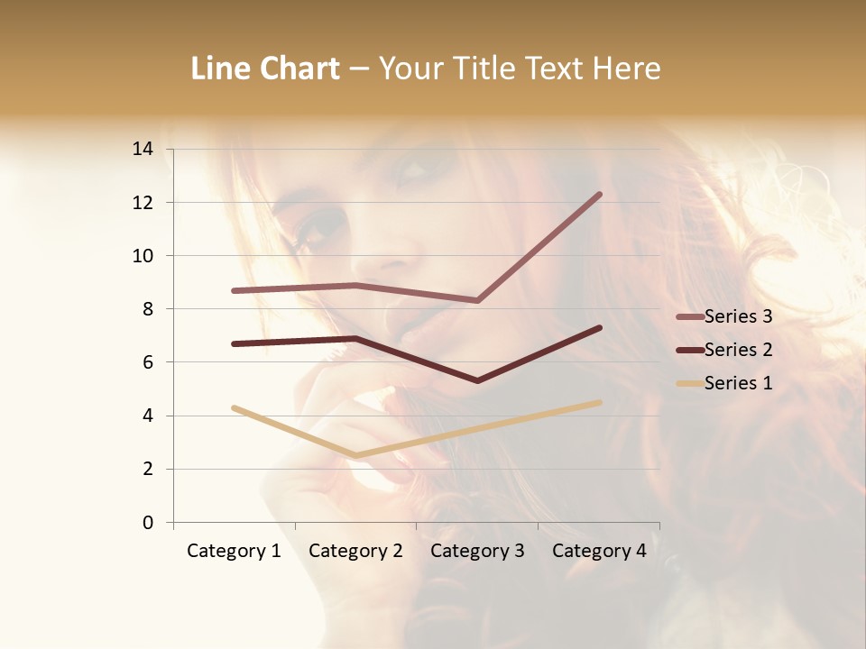 Sunny Hands Girl PowerPoint Template