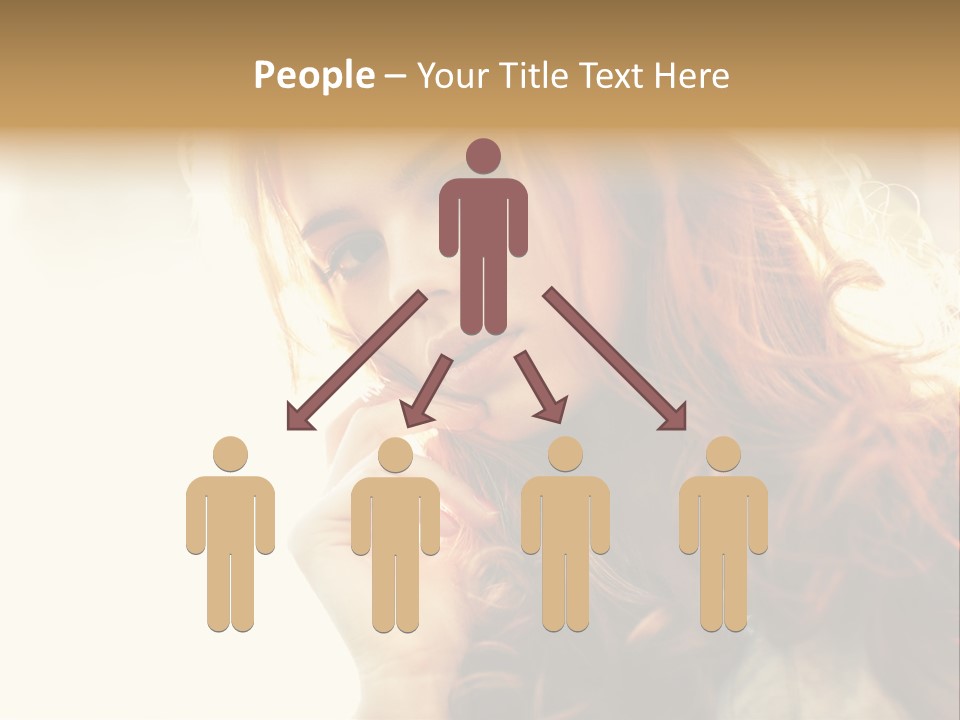 Sunny Hands Girl PowerPoint Template