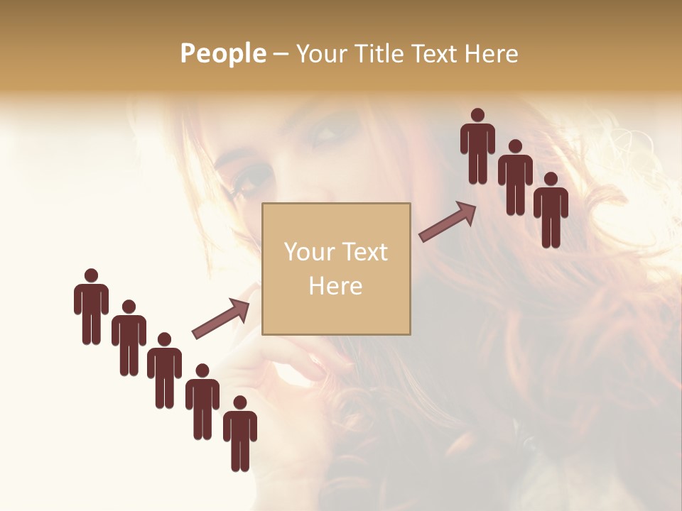 Sunny Hands Girl PowerPoint Template