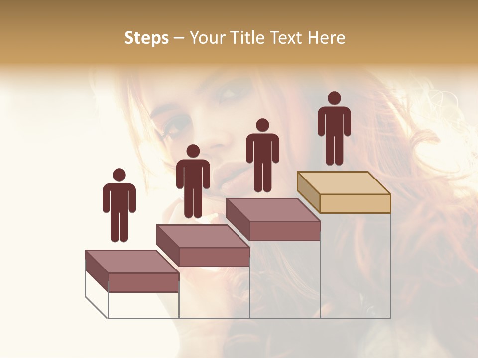 Sunny Hands Girl PowerPoint Template